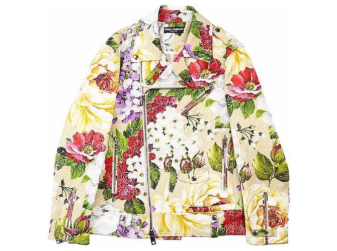 Dolce & Gabbana Chaqueta de mezcla de algodón jacquard Dolce&Gabbana Multicolor - vista 11