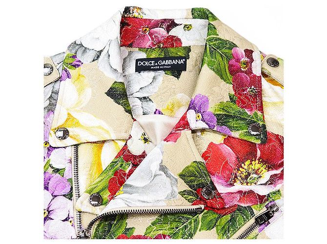 Dolce & Gabbana Chaqueta de mezcla de algodón jacquard Dolce&Gabbana Multicolor - vista 12