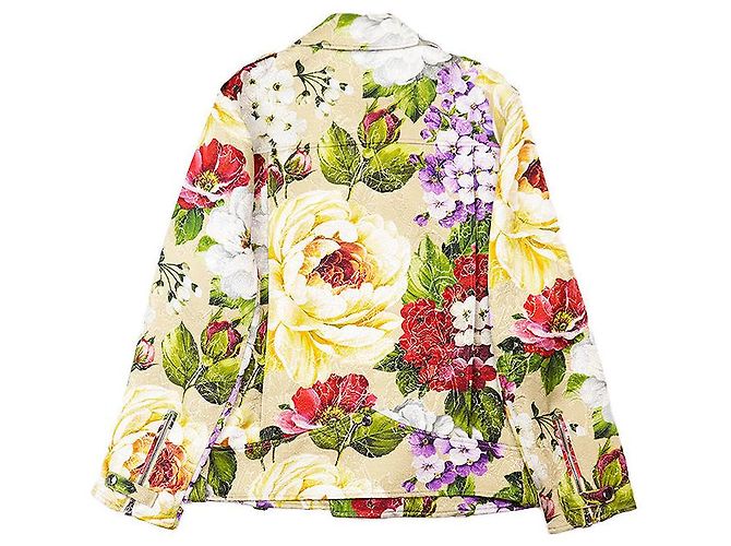 Dolce & Gabbana Chaqueta de mezcla de algodón jacquard Dolce&Gabbana Multicolor - vista 14