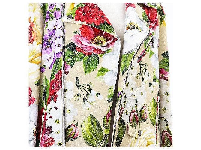 Dolce & Gabbana Chaqueta de mezcla de algodón jacquard Dolce&Gabbana Multicolor - vista 4