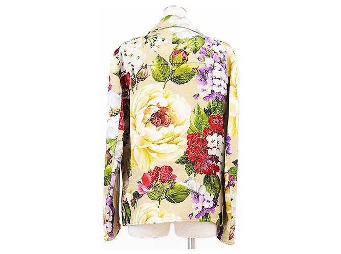 Dolce & Gabbana Chaqueta de mezcla de algodón jacquard Dolce&Gabbana Multicolor - vista 7
