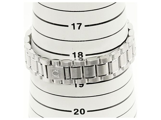 Omega Speedmaster Date Olympische Kollektion Edelstahl Uhr Weiß - Ansicht 5