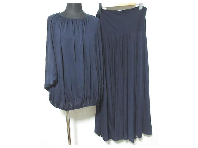 Autre Marque PLAIN PEOPLE Set Bluse Rock Blau Marineblau - Ansicht 4