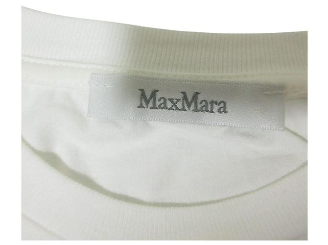 Camiseta de algodón bordada SACHA de Max Mara Blanco - vista 3