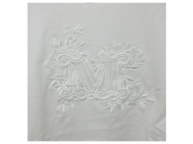 Camiseta de algodón bordada SACHA de Max Mara Blanco - vista 5