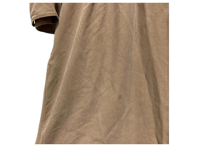 Vestido 100% Seda S Max Mara Castaño Marrón claro - vista 6