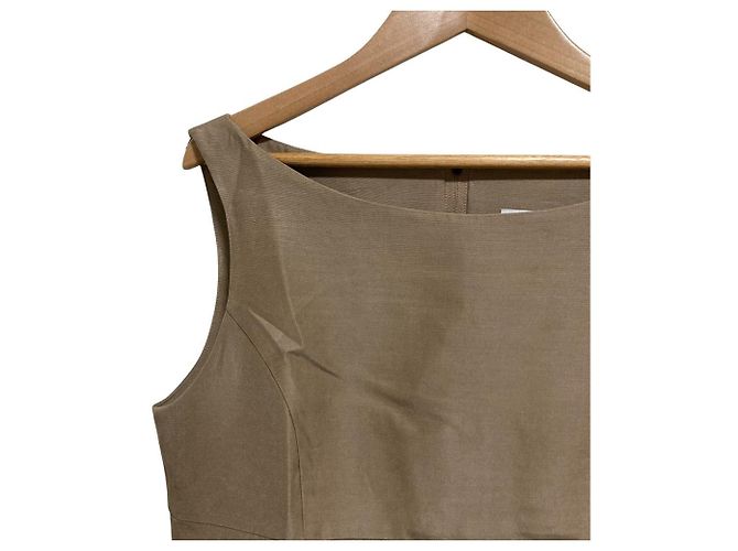 Autre Marque Vestido sem mangas de lã e seda FOXEY Marrom - vista 2