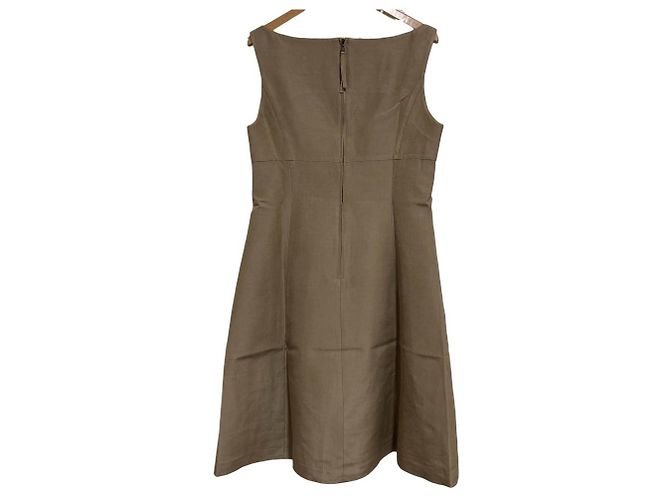 Autre Marque Vestido sem mangas de lã e seda FOXEY Marrom - vista 3