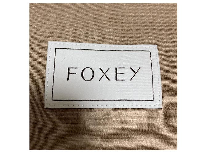 Autre Marque Vestido sem mangas de lã e seda FOXEY Marrom - vista 5