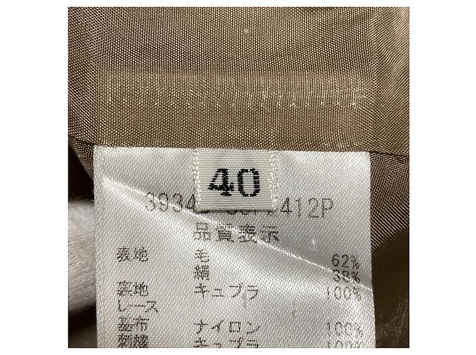 Autre Marque Vestido sem mangas de lã e seda FOXEY Marrom - vista 6