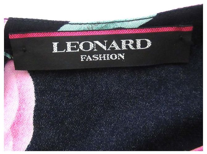 Autre Marque Vestido estampado con flores Kankan Stretch de LEONARD Azul Azul marino - vista 7