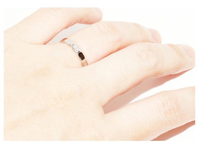 Chanel Première Promesse Pt950 Diamantring Silber - Ansicht 6