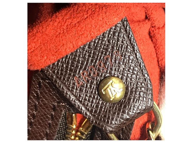Bucket Louis Vuitton Damier Mare Schultertasche Braun - Ansicht 13