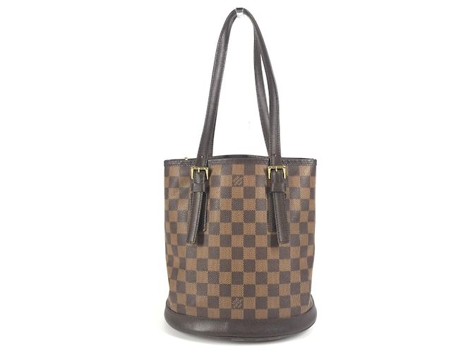 Bucket Louis Vuitton Damier Mare Schultertasche Braun - Ansicht 2