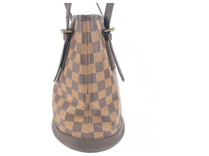 Bucket Louis Vuitton Damier Mare Schultertasche Braun - Ansicht 4