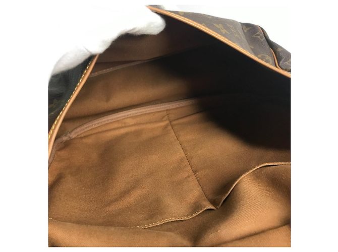 Borsa a Spalla Saumur GM Monogramma Louis Vuitton Marrone - vista 11