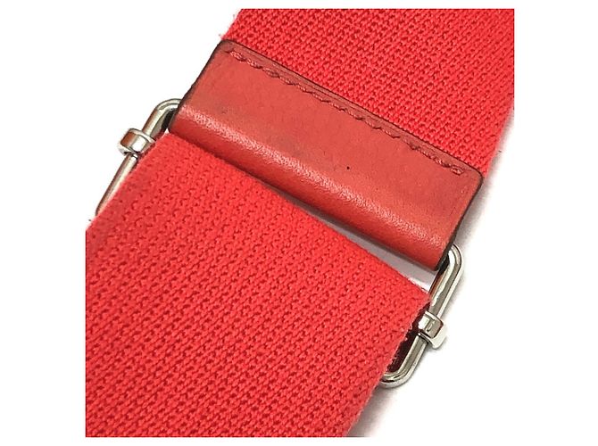 Borsa a Spalla Hermès Evelyne PM 3 Rosso - vista 16