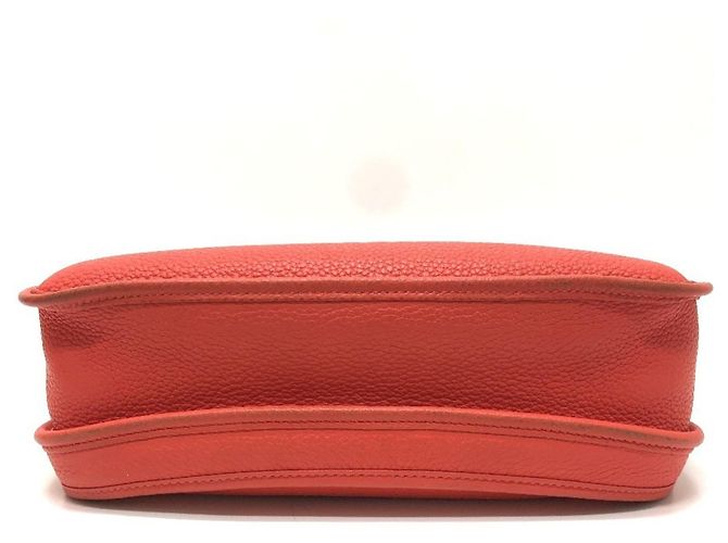 Borsa a Spalla Hermès Evelyne PM 3 Rosso - vista 4