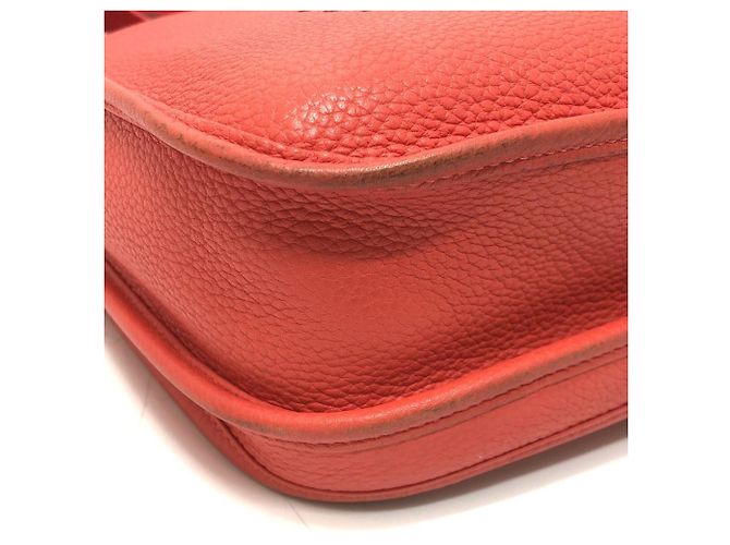 Borsa a Spalla Hermès Evelyne PM 3 Rosso - vista 6