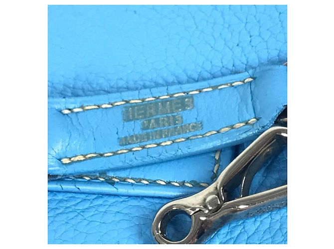Hermès Hermes Trim 31 Leder Tote Bag Blau - Ansicht 16