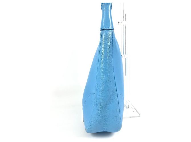 Hermès Hermes Trim 31 Leder Tote Bag Blau - Ansicht 4