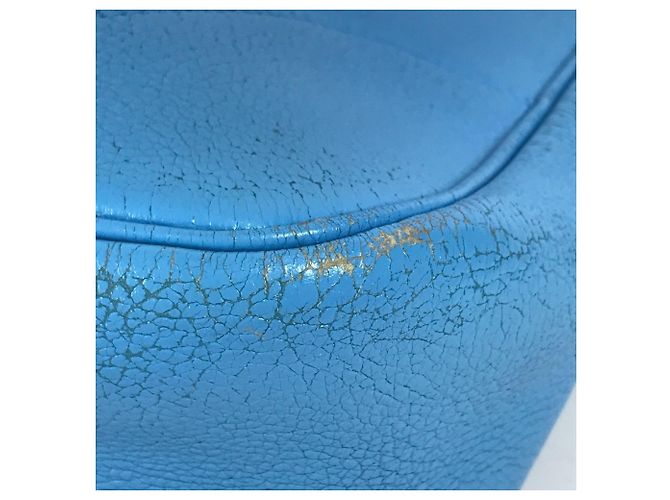 Hermès Hermes Trim 31 Leder Tote Bag Blau - Ansicht 6