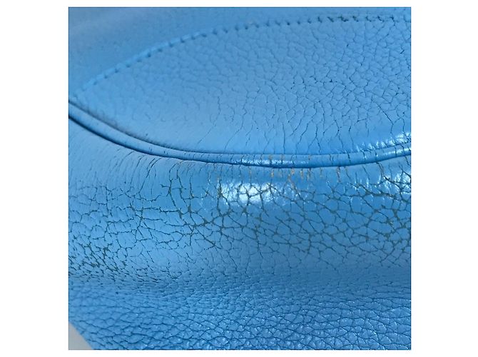 Hermès Hermes Trim 31 Leder Tote Bag Blau - Ansicht 7