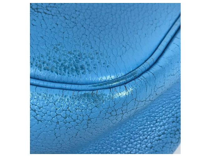 Hermès Hermes Trim 31 Leder Tote Bag Blau - Ansicht 8