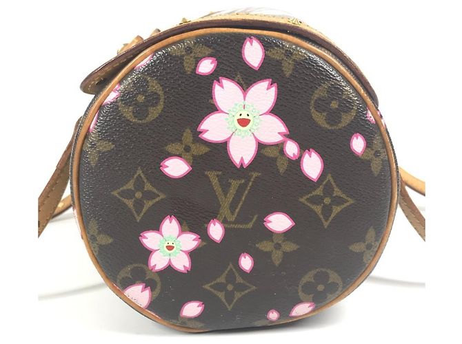 Borsa tote Monogram Cherry Blossom M92009 di Louis Vuitton Marrone Rosa Monogramma - view 17