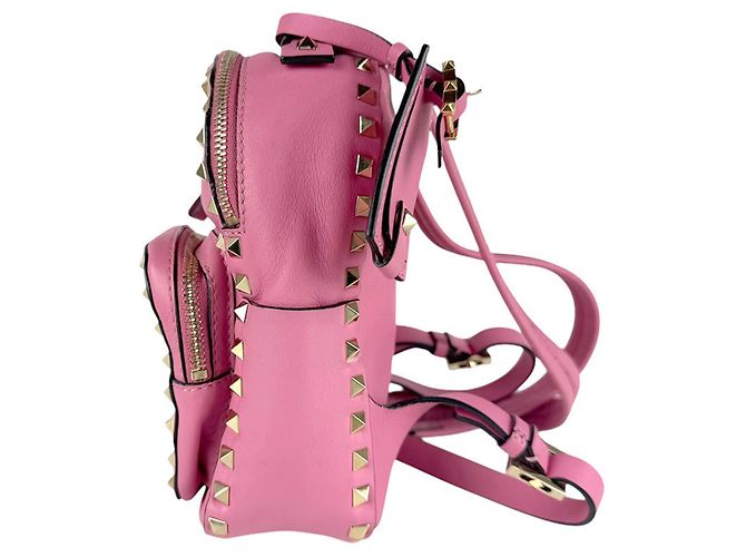 Rosa Leder Rucksack von Valentino Garavani - Ansicht 2
