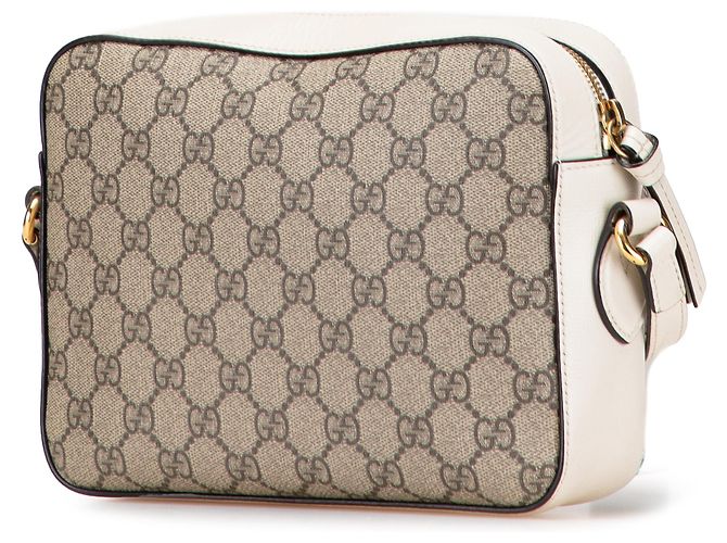 Gucci Beige Small GG Supreme Horsebit 1955 Crossbody - vista 2