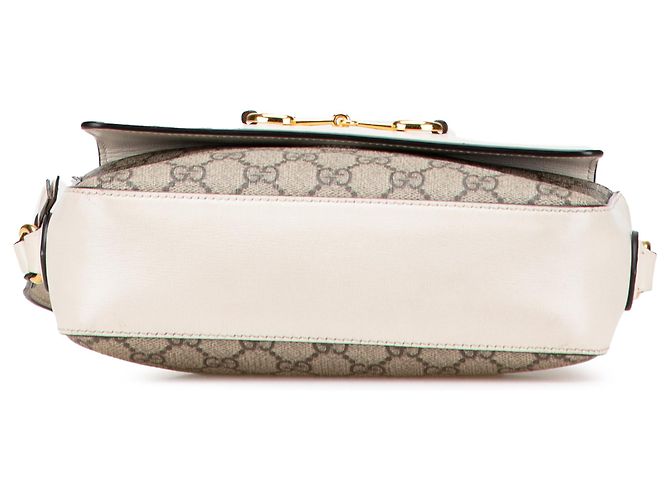 Gucci Beige Small GG Supreme Horsebit 1955 Crossbody - vista 3