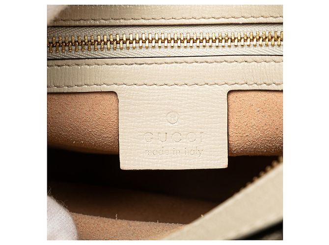 Gucci Beige Small GG Supreme Horsebit 1955 Crossbody - vista 5