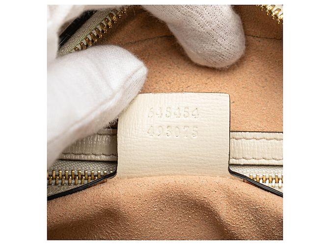 Gucci Beige Small GG Supreme Horsebit 1955 Crossbody - vista 6