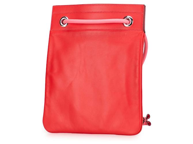 Borsa Aline Mini Swift Rossa Hermès - vista 2