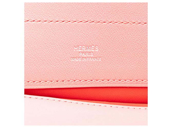 Borsa Aline Mini Swift Rossa Hermès - vista 5