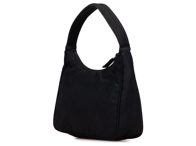 Borsa a spalla mini Tessuto Sport nera di Prada - vista 2