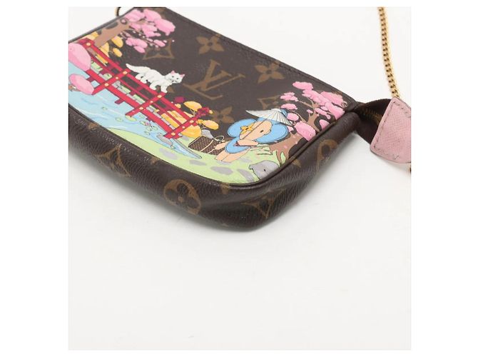 Mini Pochette Accessoires Monogram Vivienne di Louis Vuitton Marrone Monogramma - vista 3