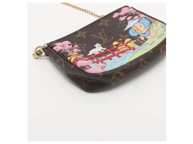 Mini Pochette Accessoires Monogram Vivienne di Louis Vuitton Marrone Monogramma - vista 4