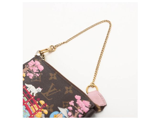Mini Pochette Accessoires Monogram Vivienne di Louis Vuitton Marrone Monogramma - vista 5
