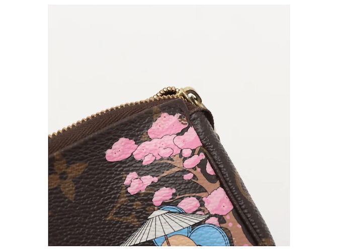 Mini Pochette Accessoires Monogram Vivienne di Louis Vuitton Marrone Monogramma - vista 8
