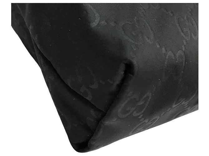 Borsa a Spalla in Nylon e Pelle Nera Gucci Nero - vista 6