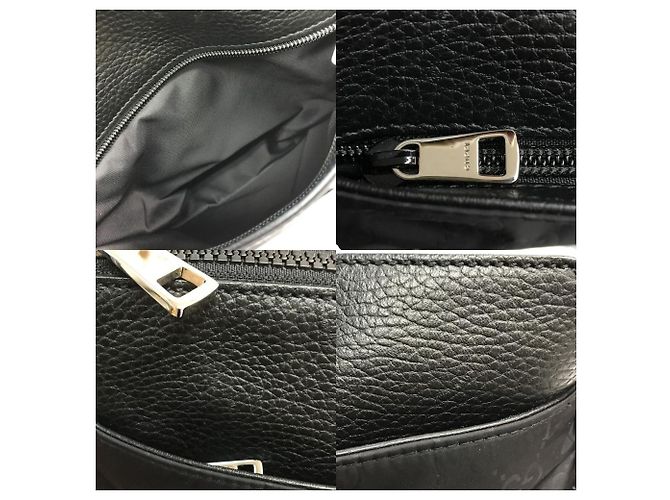 Borsa a Spalla in Nylon e Pelle Nera Gucci Nero - vista 9