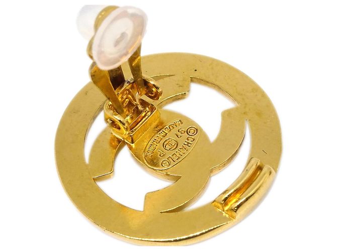 Chanel CC Round Metal D'oro - vista 4