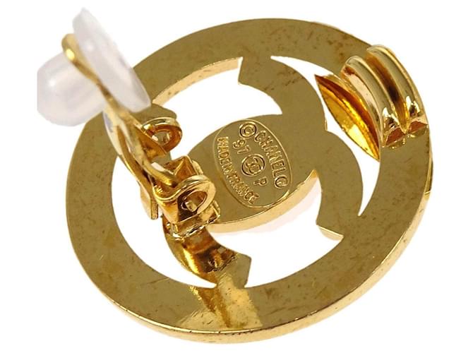 Chanel CC Round Metal D'oro - vista 4