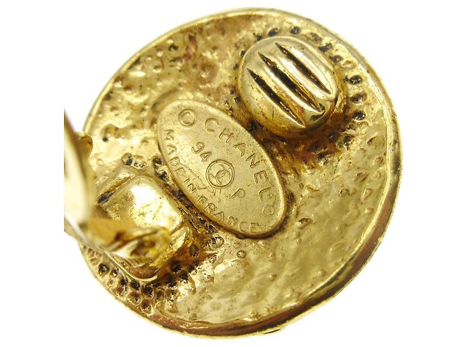 Clip Chanel CC in metallo D'oro - vista 3