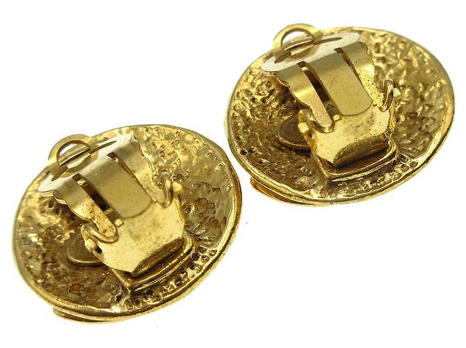 Clip Chanel CC in metallo D'oro - vista 4