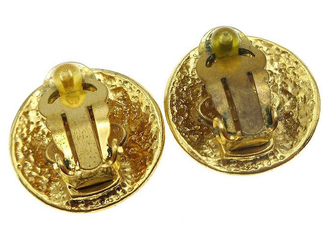 Clip Chanel CC in metallo D'oro - vista 2