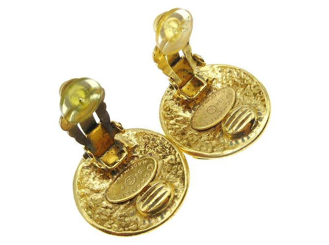 Clip Chanel CC in metallo D'oro - vista 4