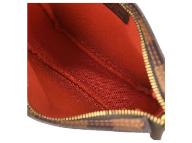 Louis Vuitton Trousse Make Up Damier Canvas Marrone - vista 3